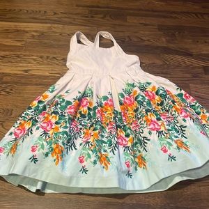 Jamie and Jack gorgeous flower cross back dress with tulle